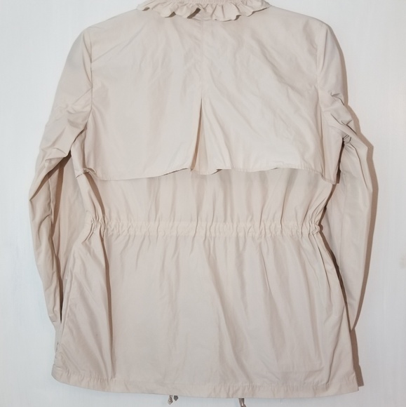 Banana Republic Ruffle Rain Jacket Size XS - Picture 3 of 6